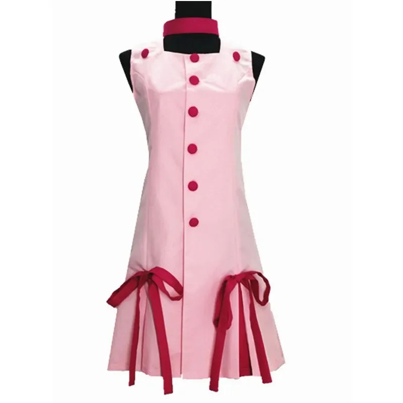 's Bizarre Adventure Movie Sugimoto Reimi Cosplay Costume Pink Dress