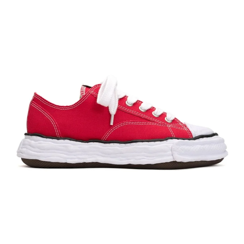 Maison MIHARA YASUHIRO MMY PETERSON23 OG Zool Canvas Lage Sneaker Heren Dames Designer Casual hardloopschoenen Zwart Wit Rood Grijs