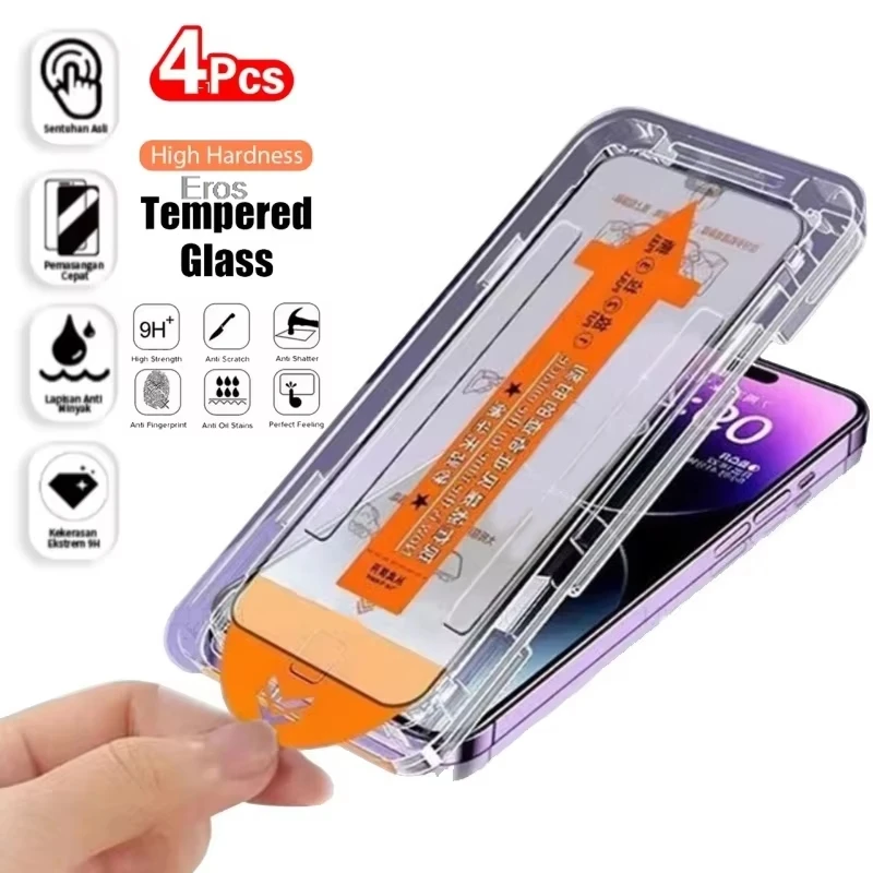 1-4PCS Dustproof HD Clear Screen Protector For Samsung Galaxy A Series A57 A56 A55 A35 A36 A16 A17 A26 A24 A15 A14 A13 A12 A71