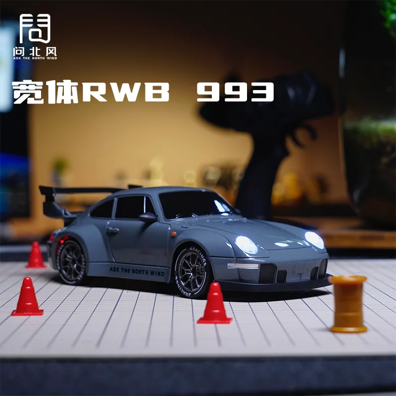جديد 1/24 GTR 4WD خنق مصباح ليد عالي السرعة RC سيارة متقدمة الانجراف نموذج سيارة لعبة هدية