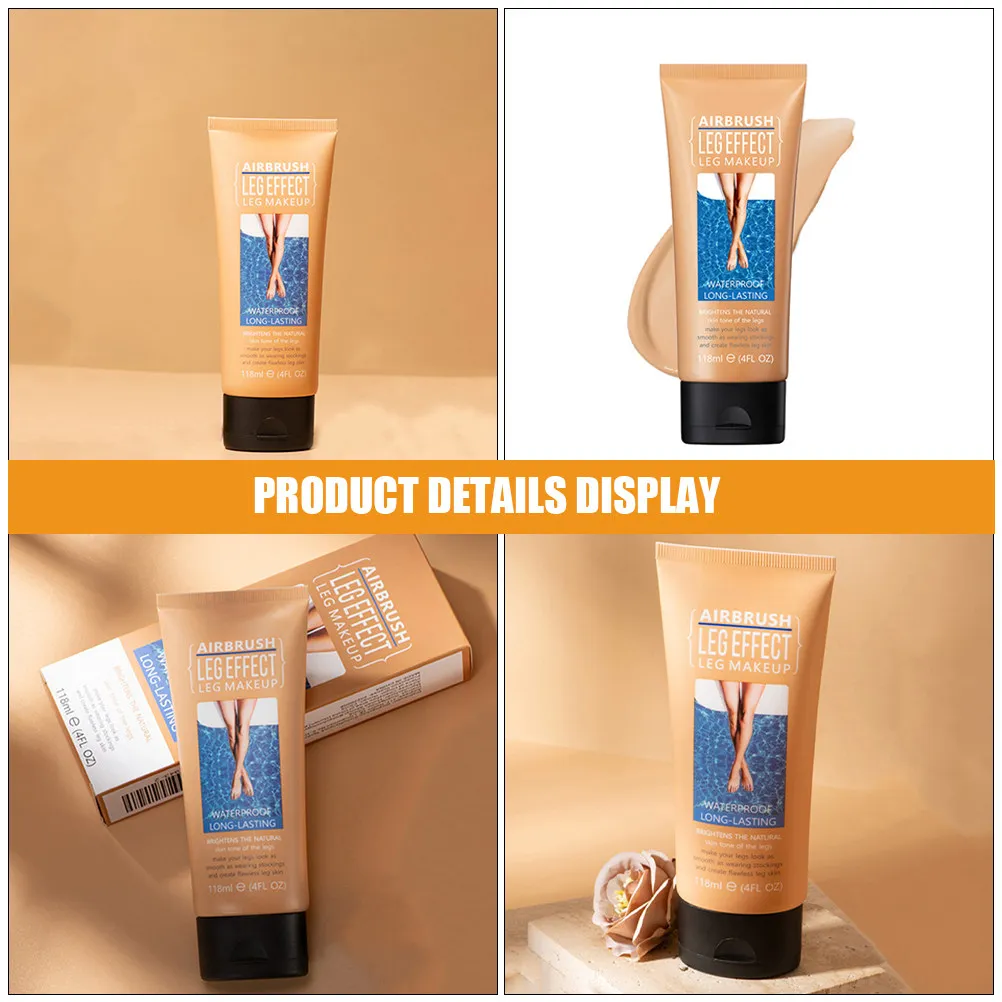 Amuse Clear Foundation Concealer Color Changing Body Liquid Makeup Leg Coverage Applicator for