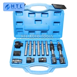 HTL 13 Pcs Alternator Freewheel Pulley Removal Engine Auto Tool Set For Mercedes Benz BMW HTO2004