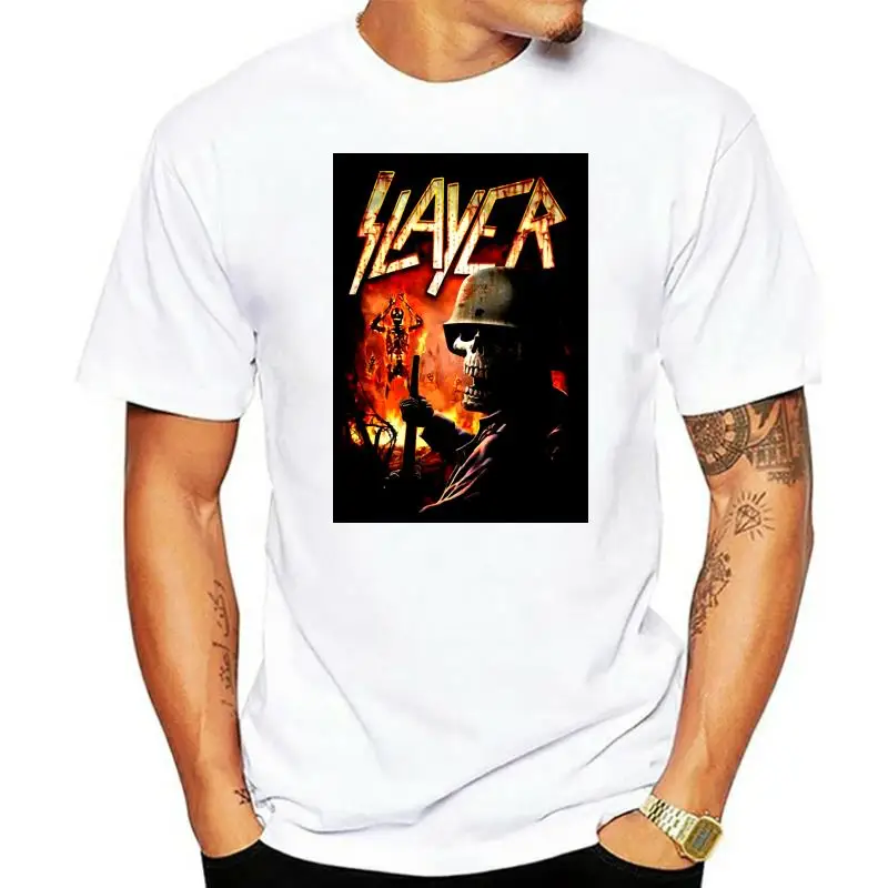 Slayer - poster v4 T shirt black trash heavy metal all sizes S-5XL