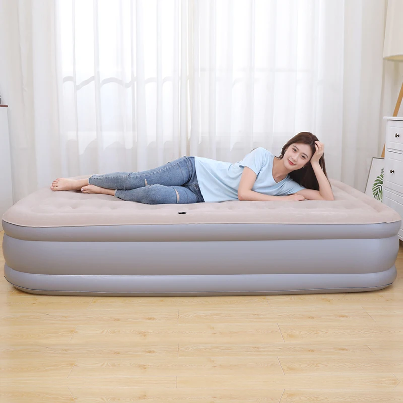 Air mattress bed floor bed household double inflatable mattress thickened