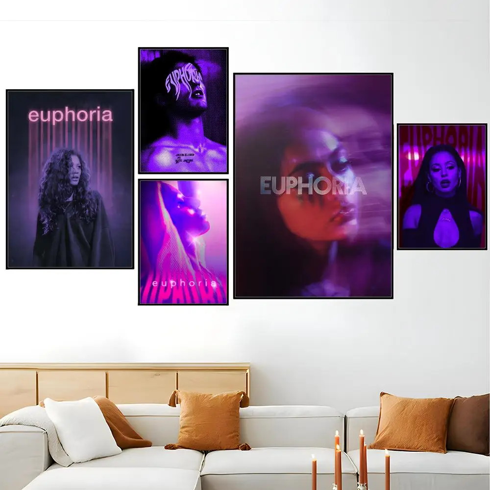 Affiche Drama E-Euphoria, impressions d'art esthétique minimaliste moderne, décoration de chambre à coucher, cuisine, maison, affiches d'art, cadeaux