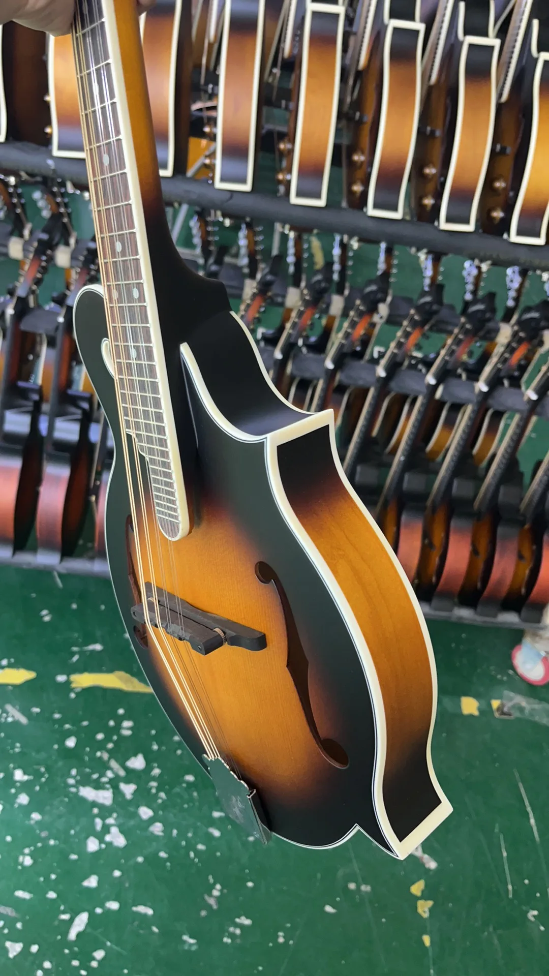 Factory direct selling F type sunset electroacoustic Mandolin, 8-string, KMF110