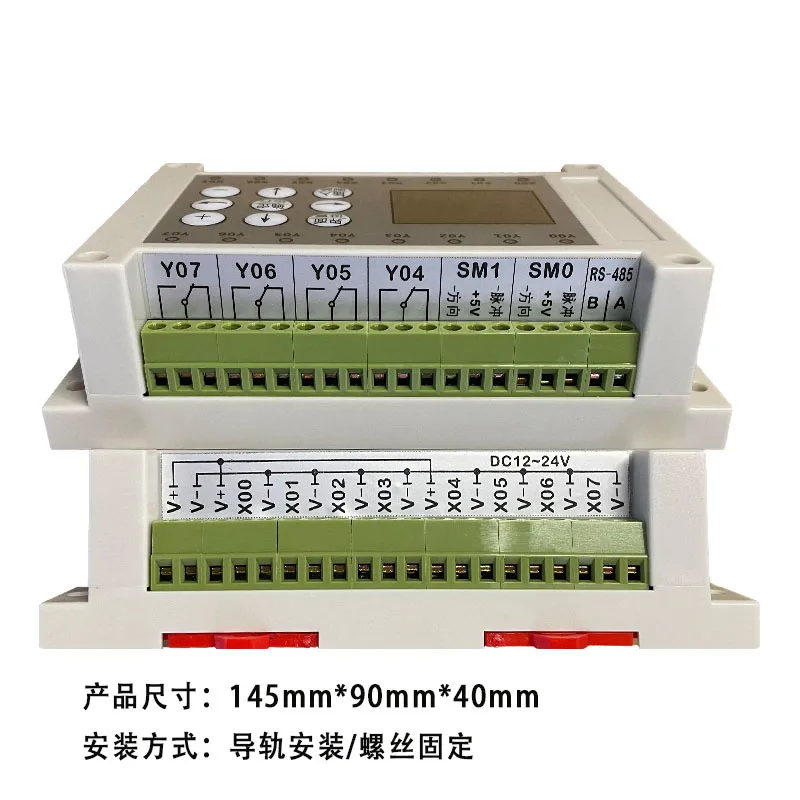 Dual-Axis 3-Axis 4-Axis Programmable Stepper Motor Servo Pulse Controller PLC Logic Control