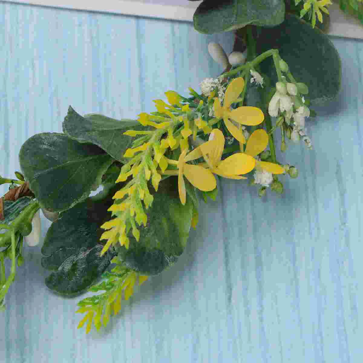 עלה ילד מלאכותי פרחים סינטטי נצנצים נעליים פרחים