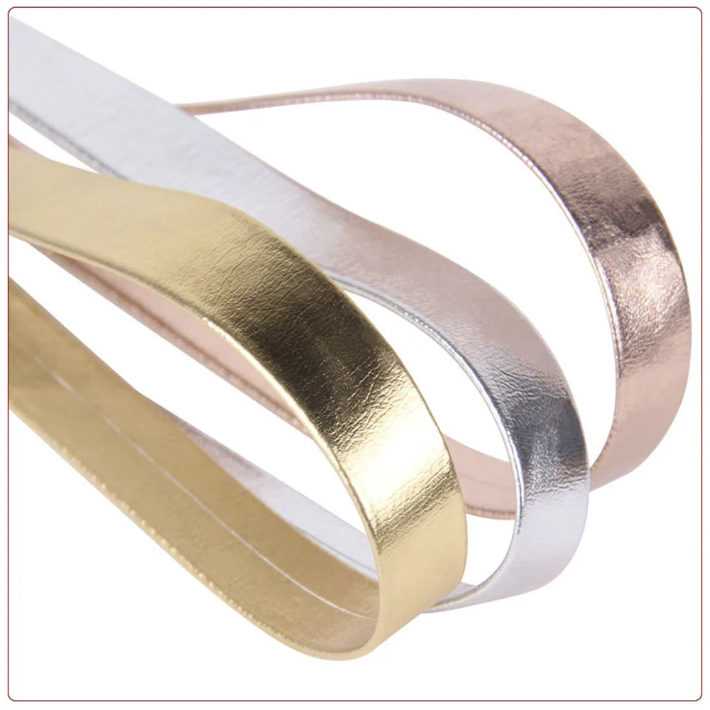 5M Flat Faux Leather Cord String Rope Width 5/8/10/15/20mm Braided PU Leather Strap Findings DIY Necklace Bracelet Making