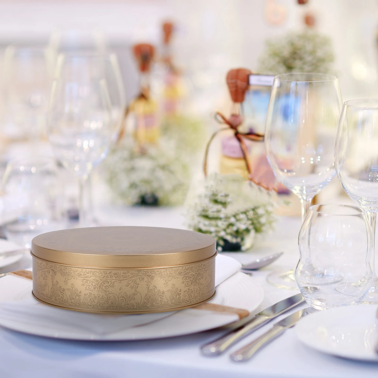 

s Cake Iron Plate Tinpan for Baking Desserts Cookies C Lid Lightweight Ovenproof Storage Pastry Container