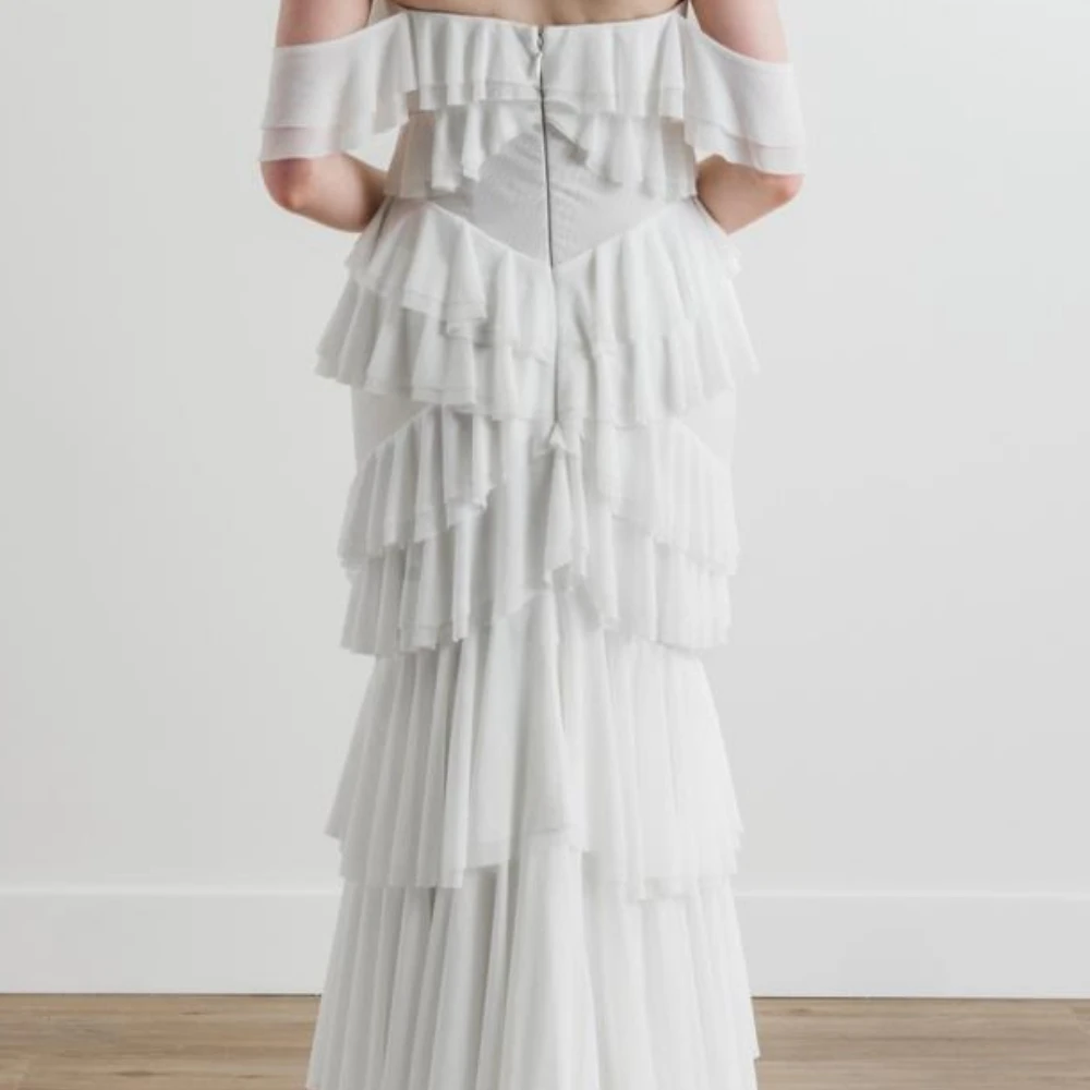 ESBRIDE Abito da damigella d'onore da sposa Abiti da festa di lusso Stile Abito di fascia alta Abito estivo con spalle scoperte Abiti da damigella d'onore