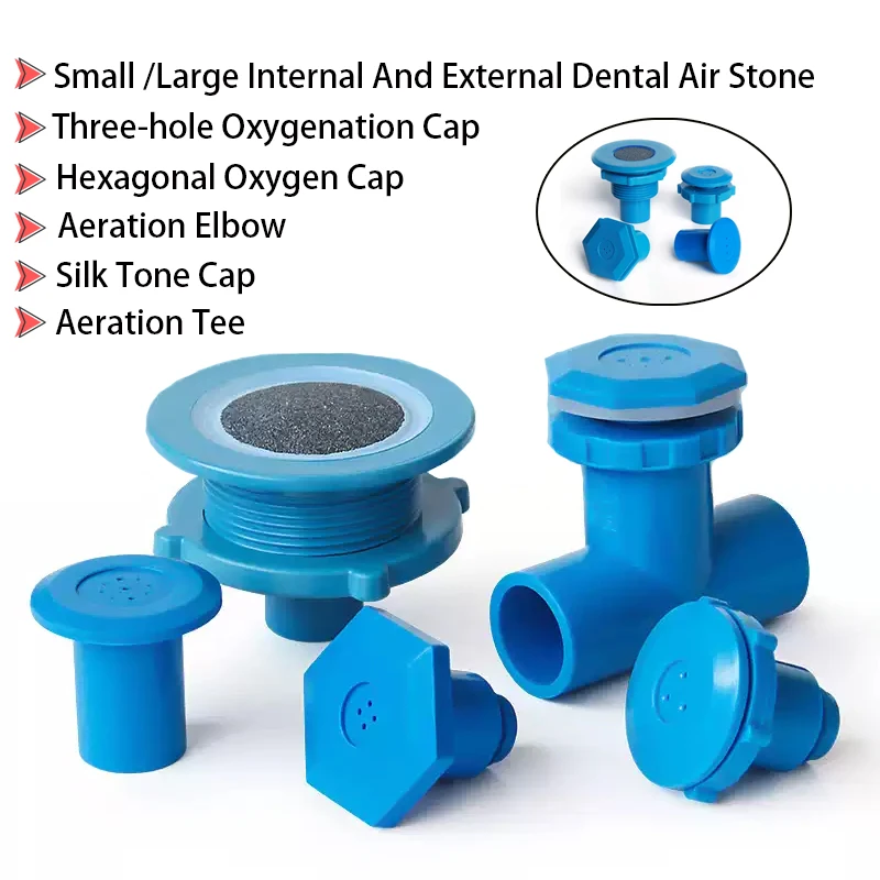 

1pcs PVC Fish Tank Oxygen Stone Plastic Oxygen Cap Stopper Seafood Pond Aquarium Oxygen Connector Air Stone Fittings