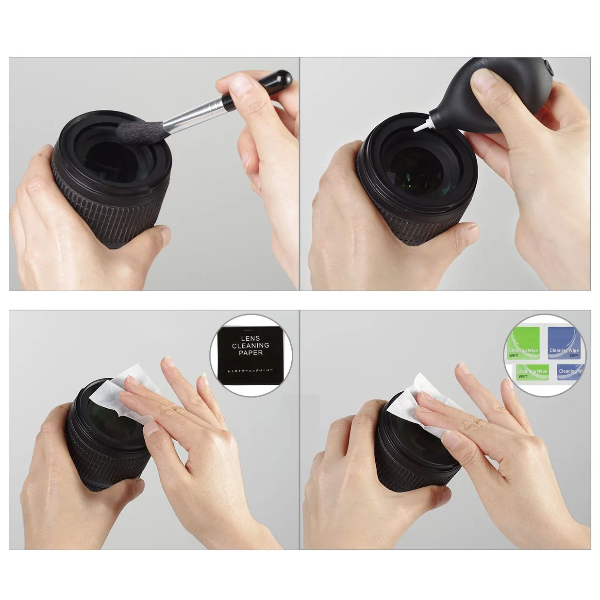 Camera Cleaning Kit Equipment Photo Clean Brush Set Professional Fan Non-Toxic Practical Digital Camera Cleaner Tools