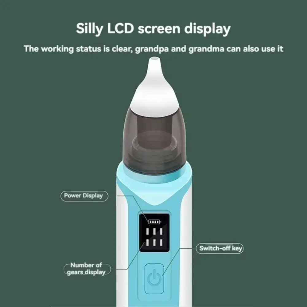 

Electric Baby Nasal Aspirator Silent USB Charging Baby Nasal Inhaler Nasal Obstruction Rhinitis Safety Nose Cleaner For Newborns