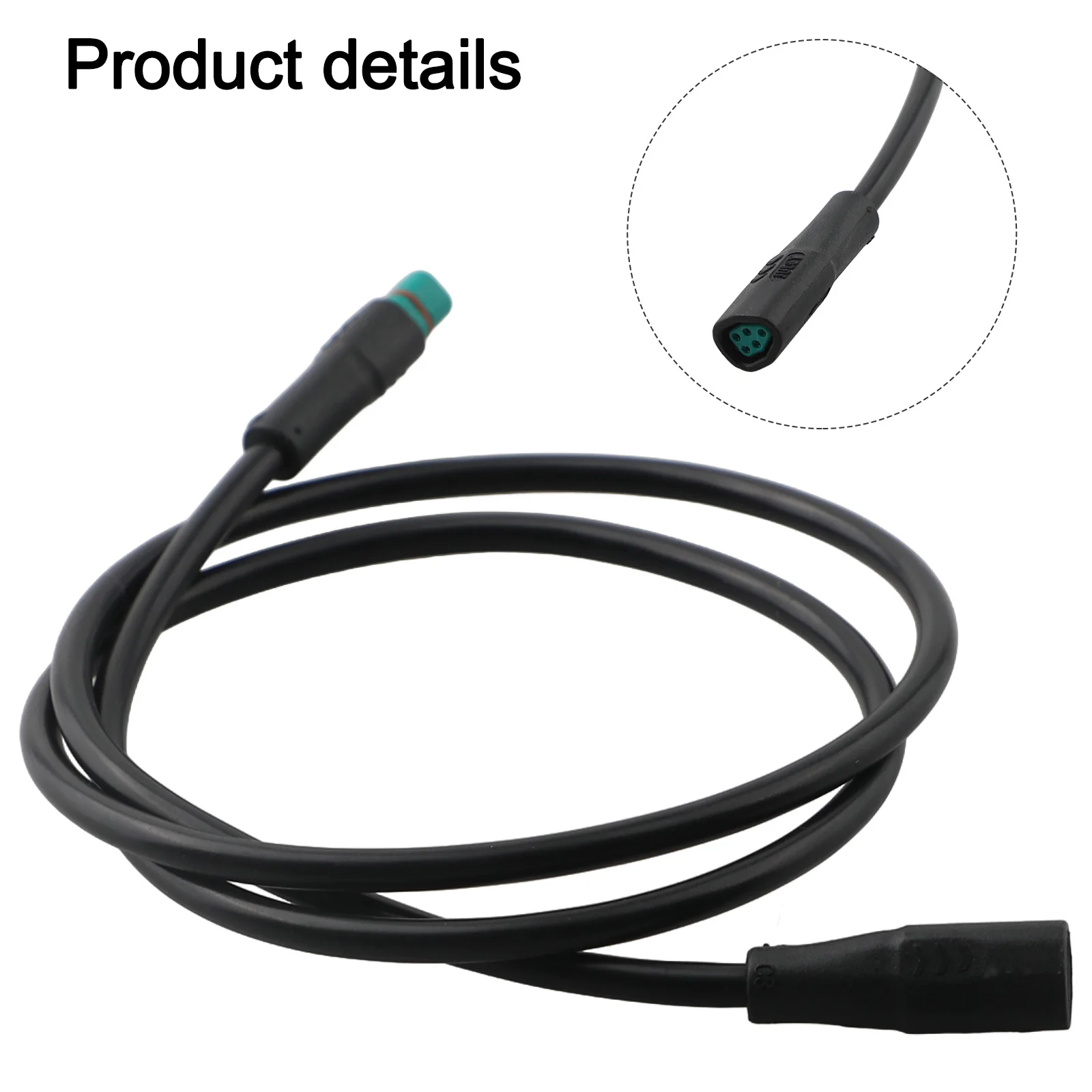 For Electric Bike Electric Bike Display Cable Outdoor Conditions 660mm Abs Material Extension Cable Ebike Himiway