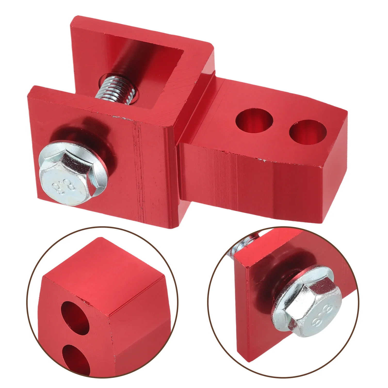 

Durable Aluminum Alloy Motorcycle Shock Absorber Extender Rear Heightening Tool Easy Installation Suitable for Motorcycles E