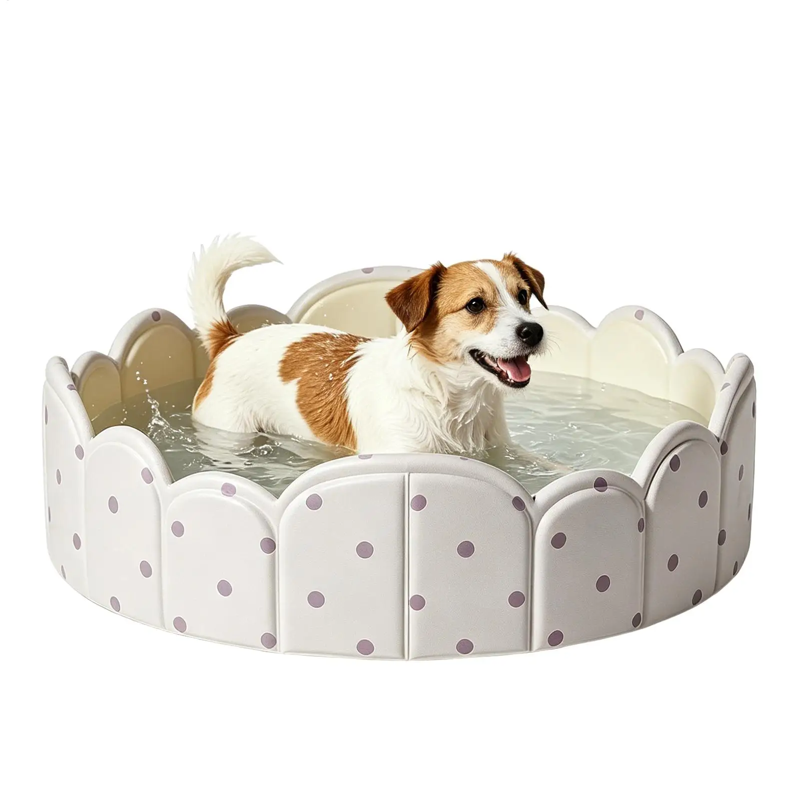 Foldable Pet Pool Non Inflatable Portable Bathtub Puppy Pool for Kids Pet Indoor Outdoor Play Backyard Beach Park Summer Travel