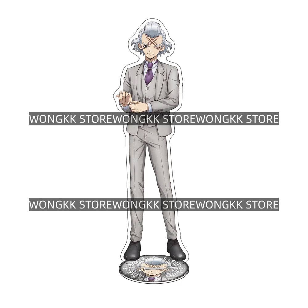 Dr.STONE Senku Xeno Stanley Brilliant Science Wedding 15CM Acrylic Stand Keychain 2026 New Anime Stand Desktop Display Gift view 4