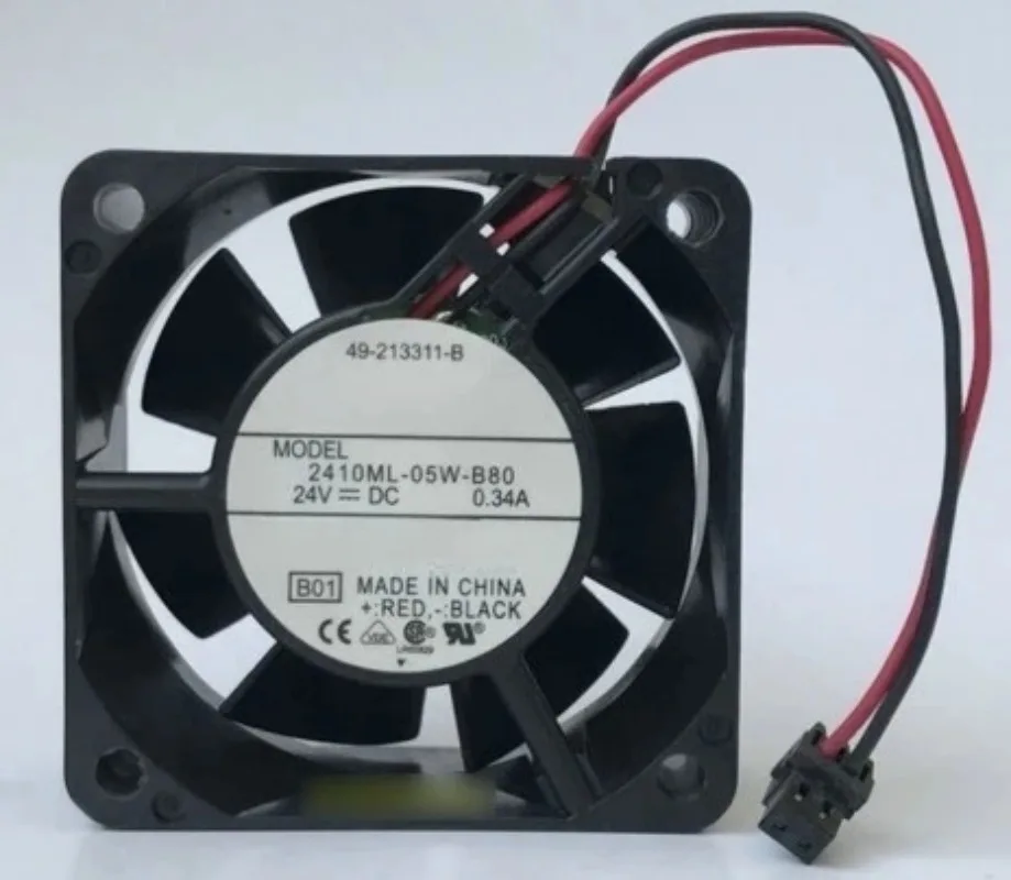 

Совершенно новый вентилятор охлаждения 2410ML-05W-B80 2410ML 05W B80 24V 0.34A, 2-проводной, 1 шт., быстрая доставка