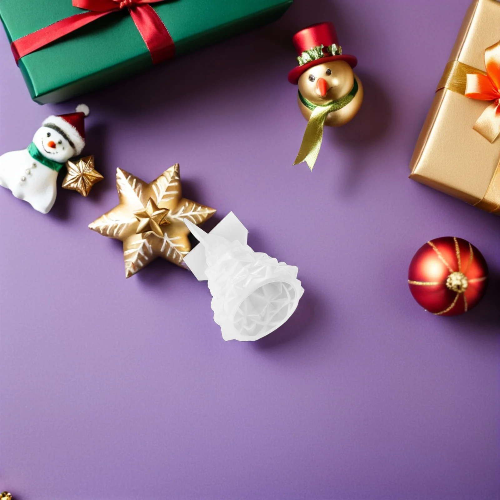 

2pcs Christmas Tree Silicone Mold Reusable Diy Crafting Xmas Mould For Resin Ornament Holiday Decoration Small Tree Silicone