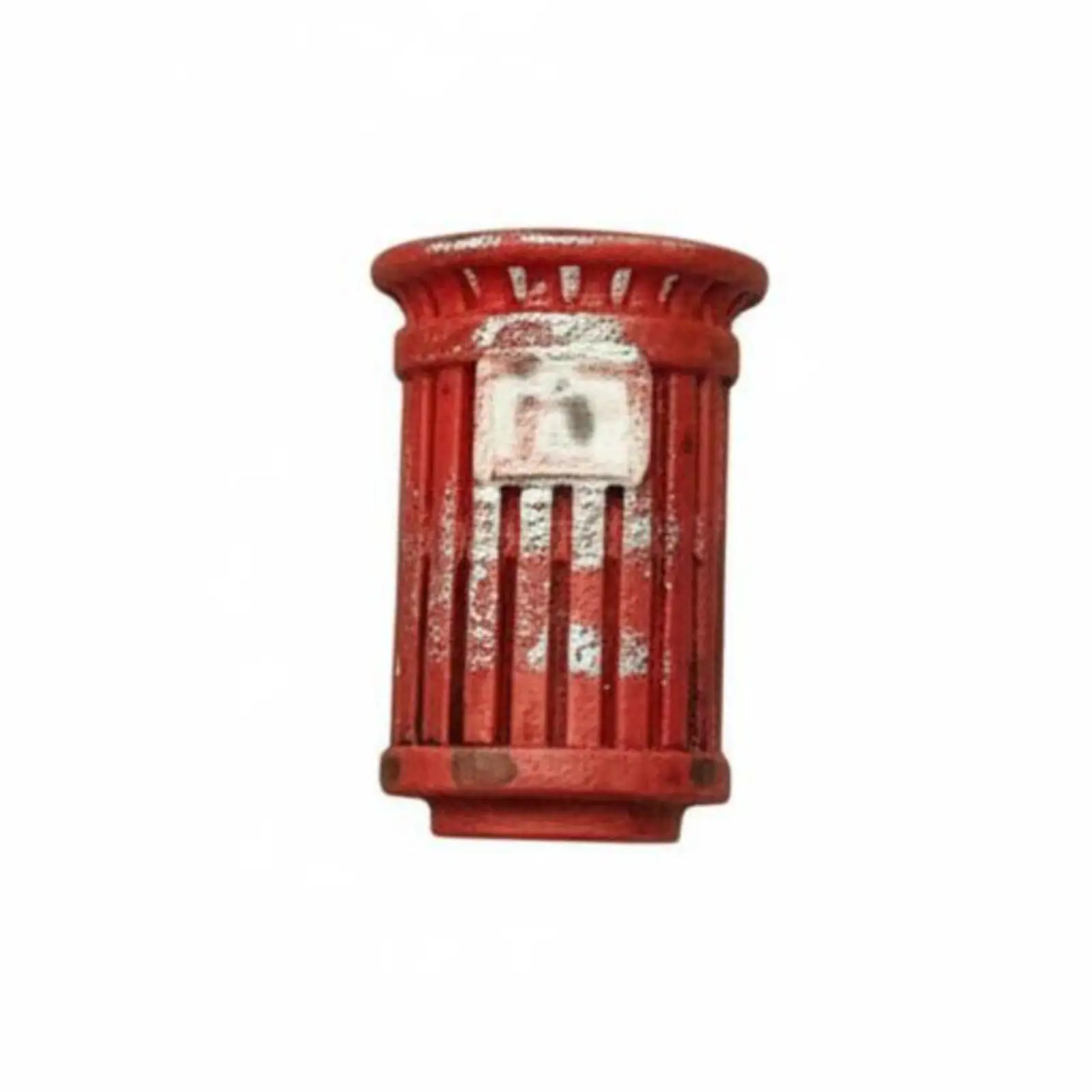 1 64 Miniature Trash Can Classic Color Garbage Bin Model Scenery Accessory for Street Diorama