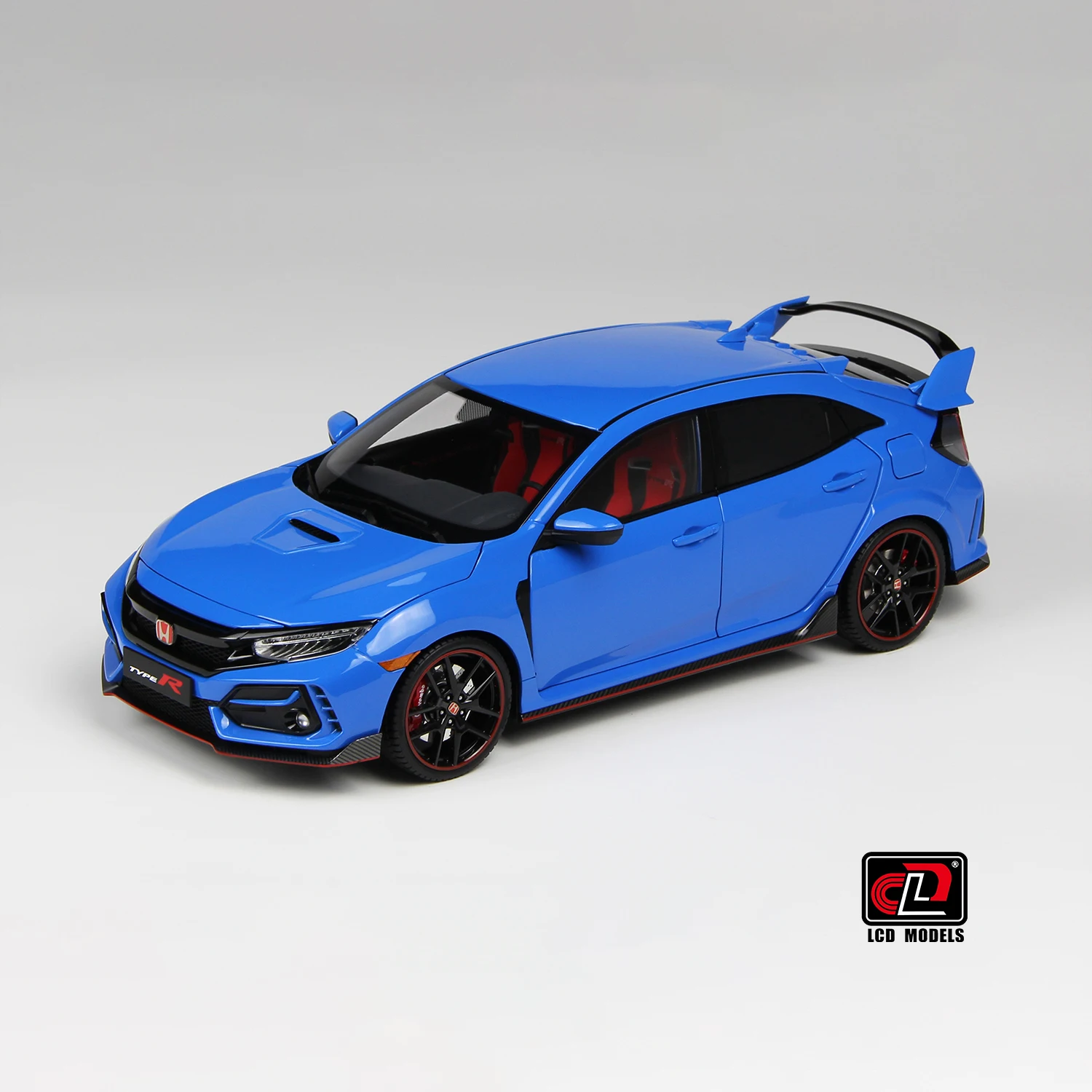 1：18 LCD Diecast Car Model Honda Civic TYPE-R FK8 Alloy Model Room Ornament Display Collectible Model Boy Birthday Gifts
