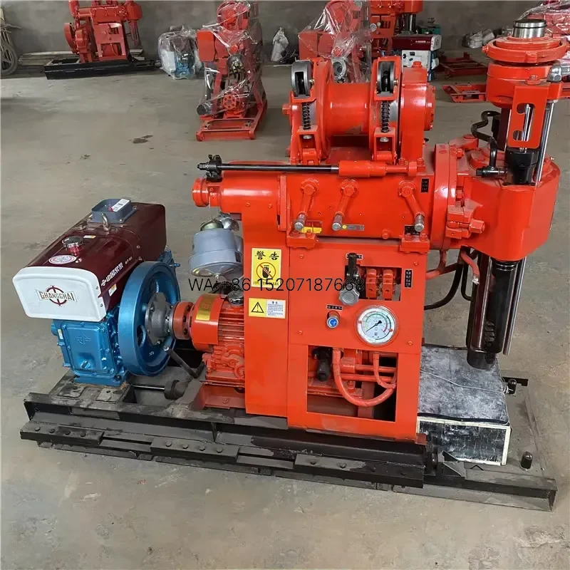 Wmwmnu for High Efficiency Powered 200m Deep Exploration Water Well Drilling Rig with Hydraulic System Easy Operation