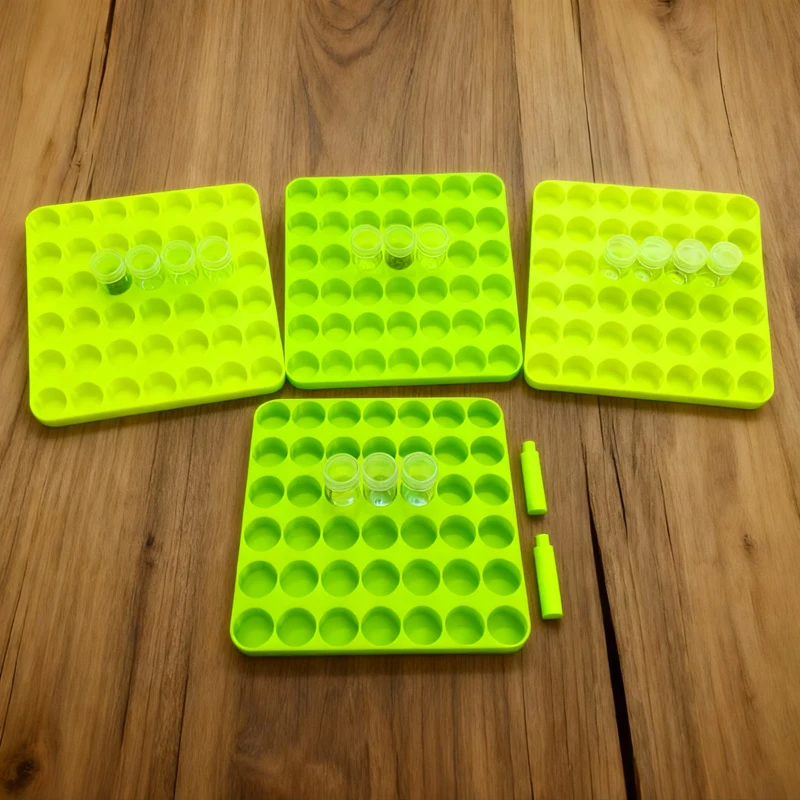 

1pc 42 Grid Detachable Diamond Painting Can Holder Diamond Painting Auxiliary Tool Diamond Painting Bottle Can Storage Rack