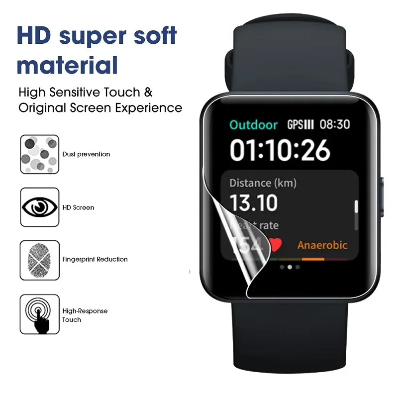 Protector Film for Redmi Watch 4 3 2 Lite Screen Protector for Redmi Watch 4 3 2 Lite Film Foil Protection Not Tempered Glass