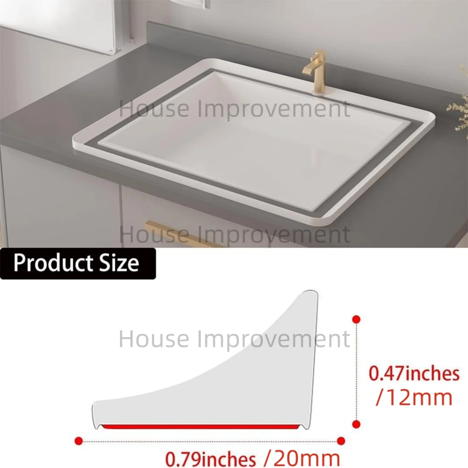 Kitchen Threshold Water Dam Self Adhesive Silicone Waterproof Barrier Bathroom Shower Water Stopper Guard for Dry Wet Separation