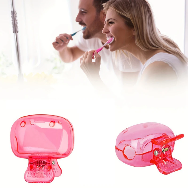 Travel Toothbrush Head Covers Toothbrush Protector Cap Brush Head Case Portable Plastic Clip For Household Travel