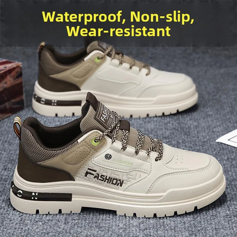 

Men's Work Shoes Low Top Thick Bottom Anti-Slip Wear-Resistant Fashionable Safety Shoes for Construction Work And Leisure