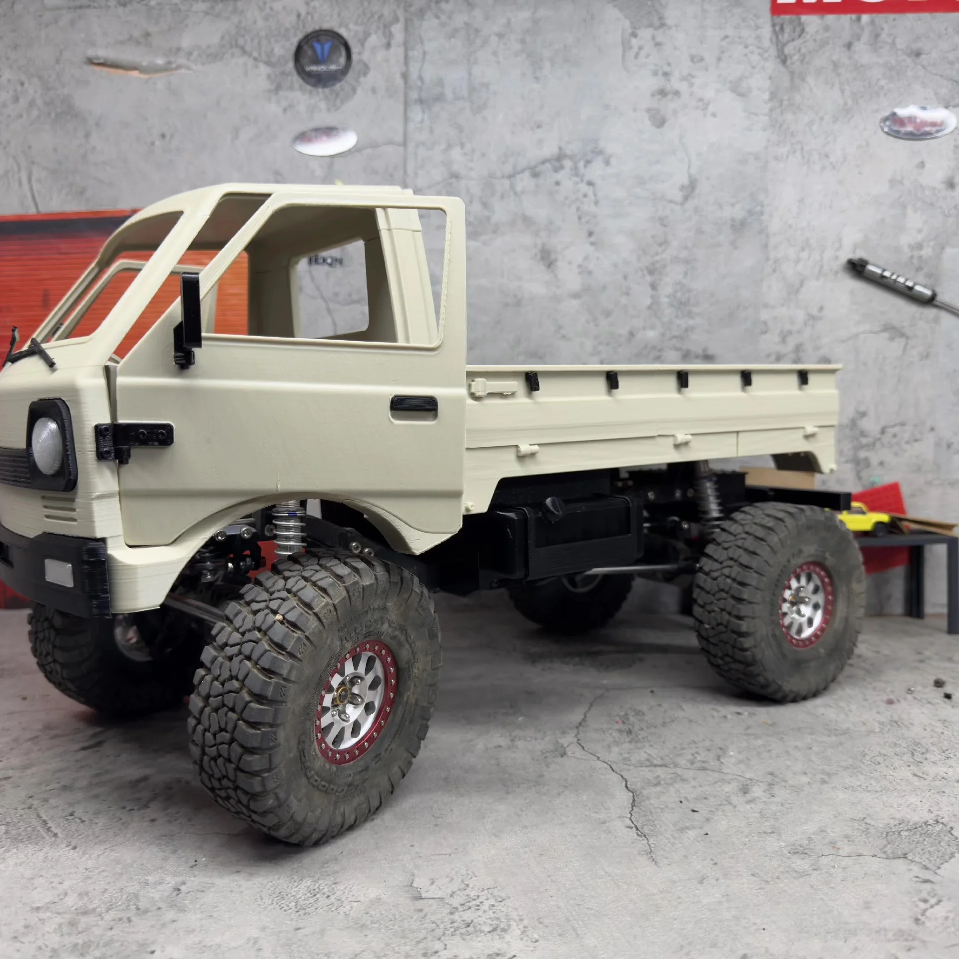 1/10 RC Crawler Light Truck Shell Custom Model Number For TRX4 SCX10 VP VS4 Decorative Styling Decor Upgrade Hobby Accessories