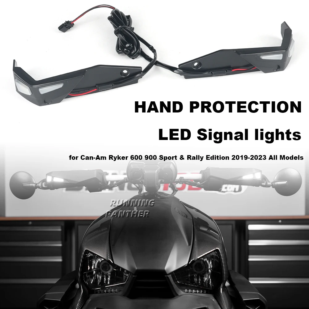 for Can-Am Ryker 600 900 Sport Rally All Models Accessories Handguards LED Lights Lamps Lighting Kit