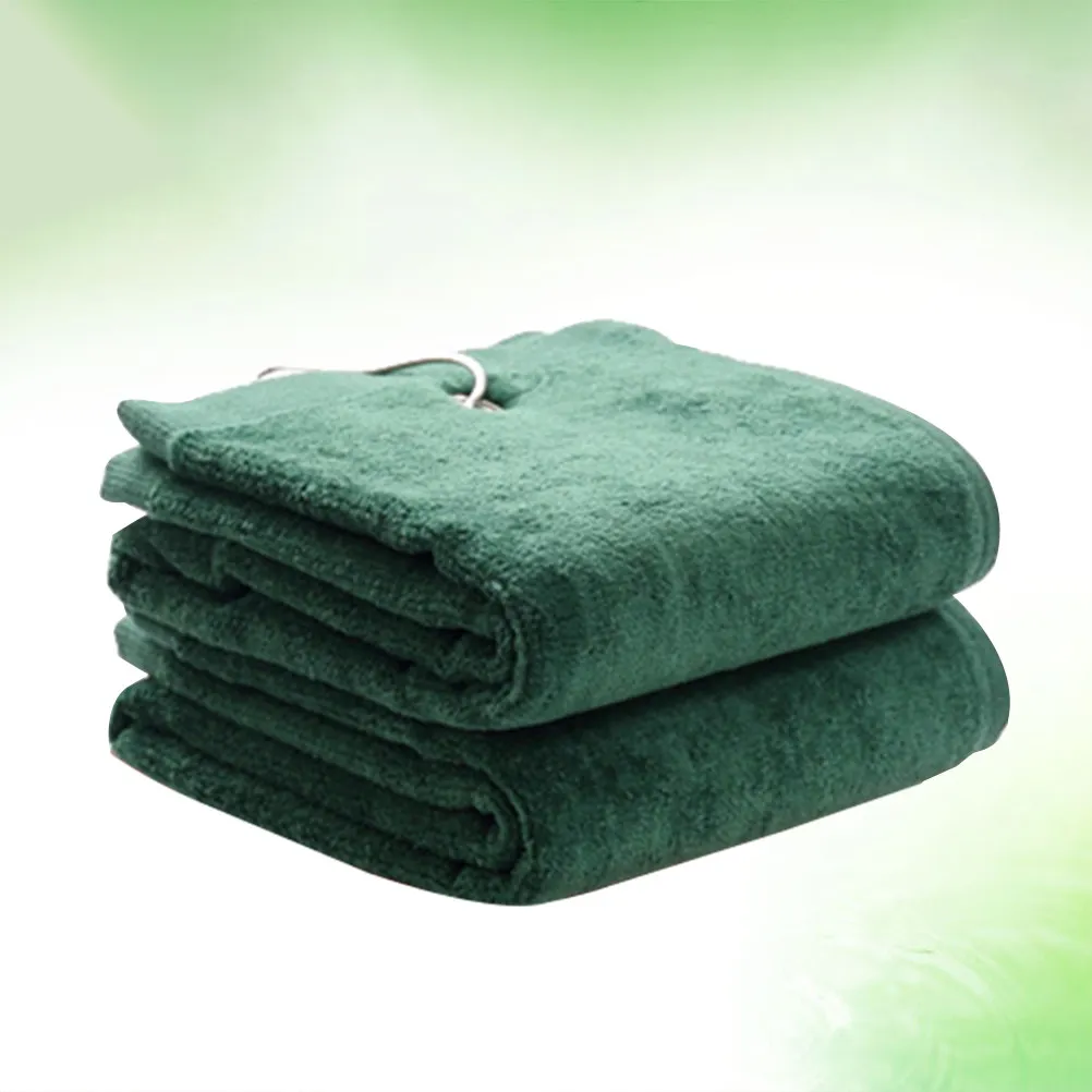 

Green Golf Towel 40x65cm Fleece Material Extremely Absorbent Quick Dry Travel Towel for Gym Beach Camping Yoga Swimming