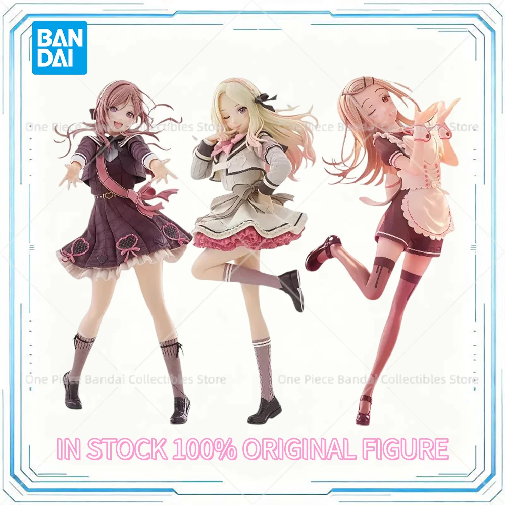 100% Original BANDAI Banpresto ESPRESTO Sweet Moment Gakuen Idolm@ster Rinami Sena Hiro Anime Collectible Figure Set In Stock