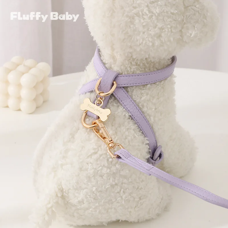 

Прогулочный поводок fluffybabyдля домашних питомцев, веревка для переноски груди и спины, для маленьких собак