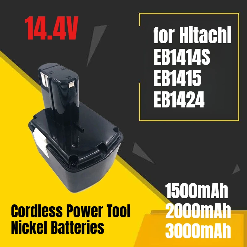 

1500-3000 мАч для Hitachi HIT 14,4 В EB1414S EB1415 EB1424 Аккумуляторный электроинструмент Никелевые батареи
