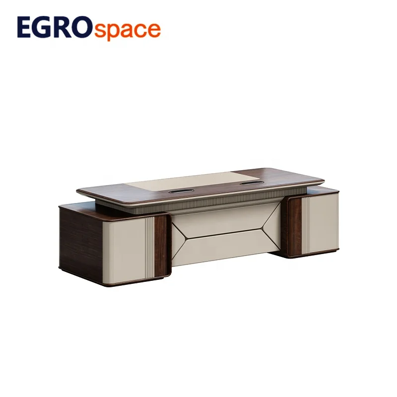 Modern Style Office Executive Furniture Luxury Organizer Ceo Table Melamine Manager Desk