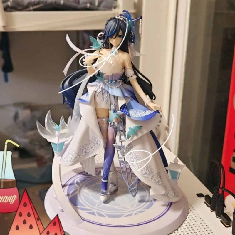 

Genuine Honkai Impact 3 Game Doll Fuhua Bluebird Court Ver.26.8cm 1/8pvc Figurine Static Model Decorated Kids Craft Toy Gifts