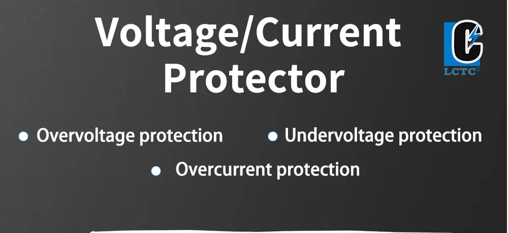 LCTC Einstellbarer Überspannungs- und Unterspannungsschutz 40A 63A 220VAC Digitale Anzeige kWh Spannungsschutzrelais – Detail 1