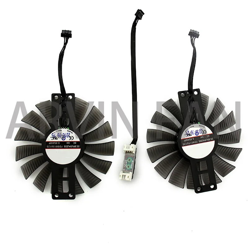 2PCS/Set FD9015U12S, GTX 1060 Super JetStream GPU Cooler, 90MM Fan, GTX1060 Phoenix GS Graphics Cards