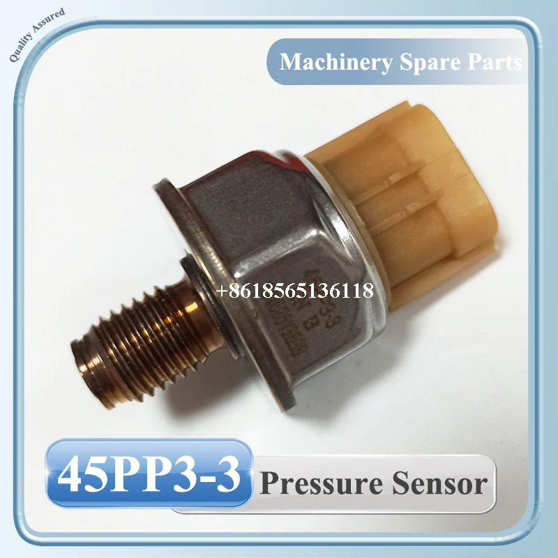 

High Quality 45PP3-3 45PP33 Fuel Rail Pressure Sensor For D40 R51 2.5 Diesel