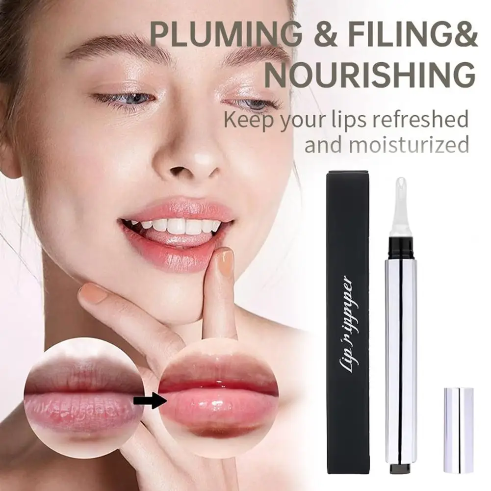 Moisturizing Lip Plumper Lip Gloss Clear Hydrating Plumping Lip Treatment Volumizing Nourishing Lip Balm For Sheer Color & Shine