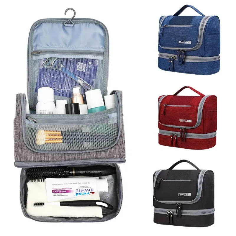 

Multifunctional Hanging Make Up Bag Oxford Travel Cosmetic Bags Necessaries Make Up Case Wash Toiletry Bag Makeup Organizadores