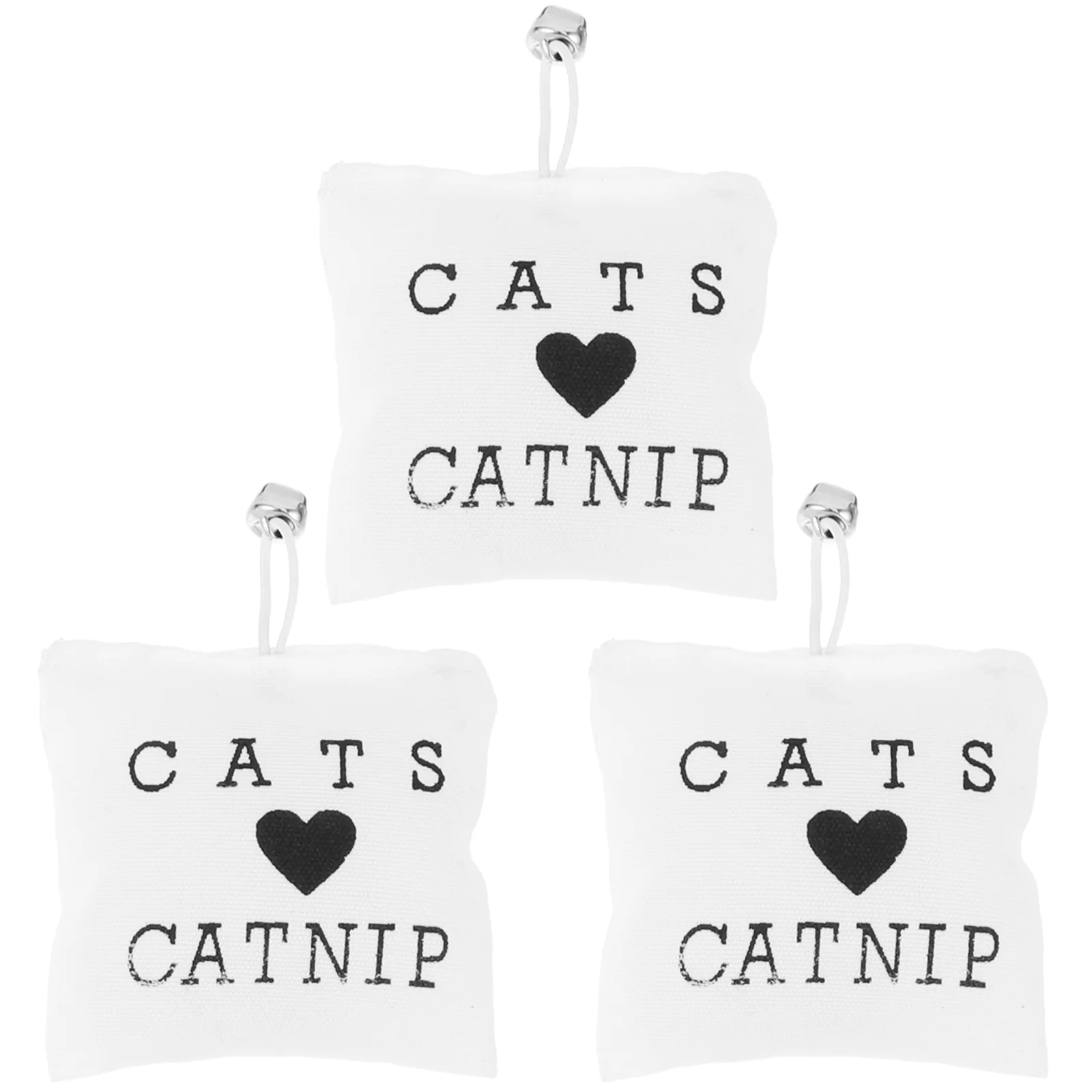 

3pcs 7x6cm Catnip Sack Grab Cat Nip Toys for Cat Playing (Random Style) catnip bag catnip sack toy