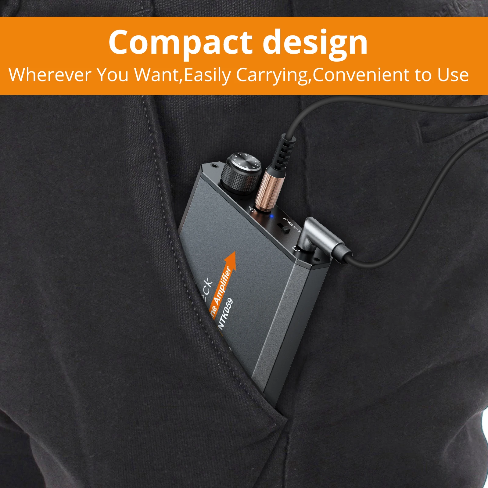 Neoteck 16-1500Ω fone de ouvido amplificador de fone de ouvido portátil aux em para fora amp com 3.5mm jack cabo para mp3 telefone android leitor de música