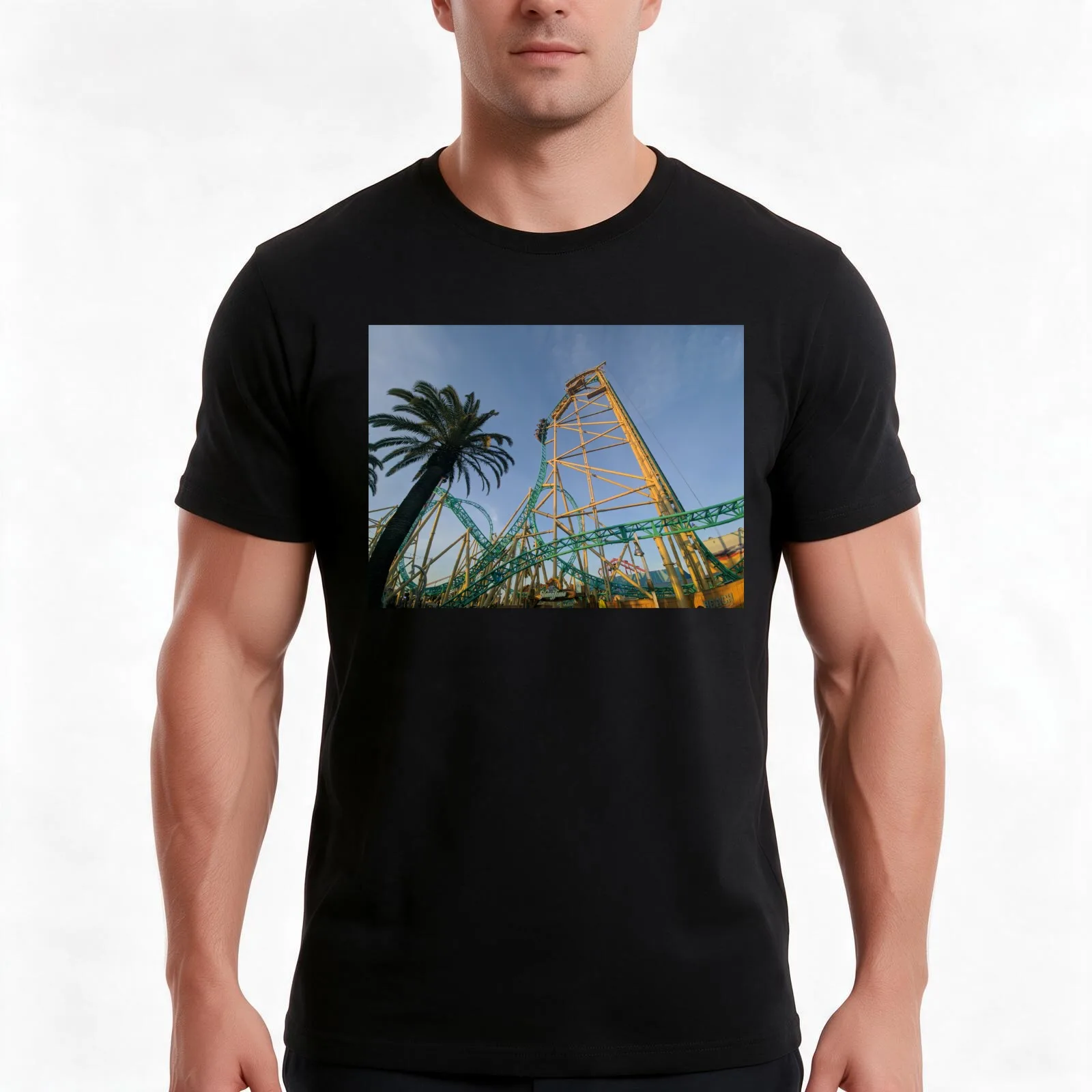 Hangtime at Sunset T-Shirt Summer Casual Cotton Tee Oversized Streetwear Tops Vintage Graphic Print Loose Fit Short Sleeve