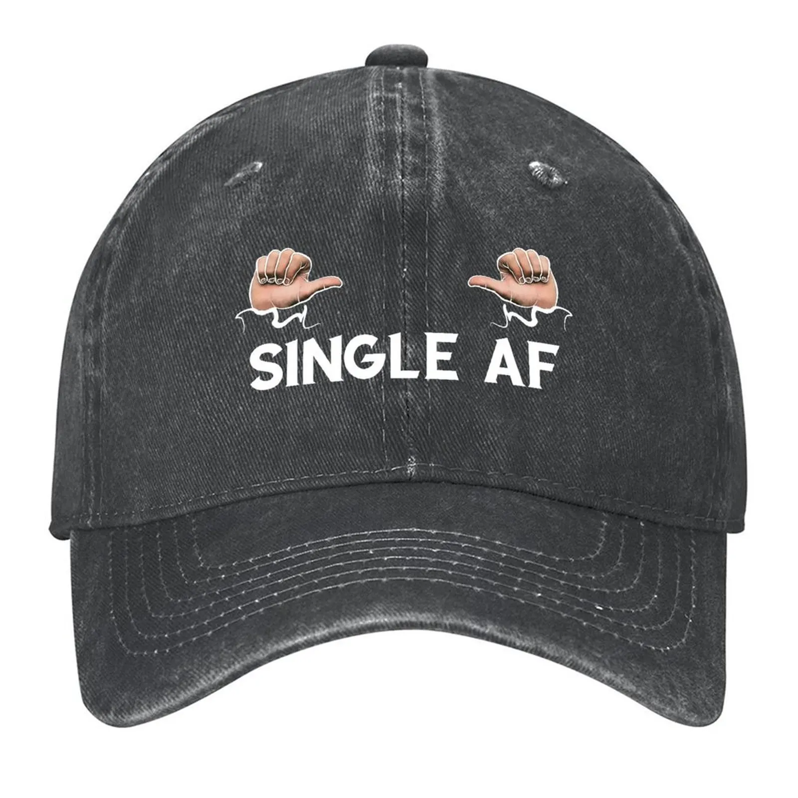 

Single AF Baseball Cap Rugby foam party Hat Snap Back Hat Ball Cap Women Beach Fashion Men's