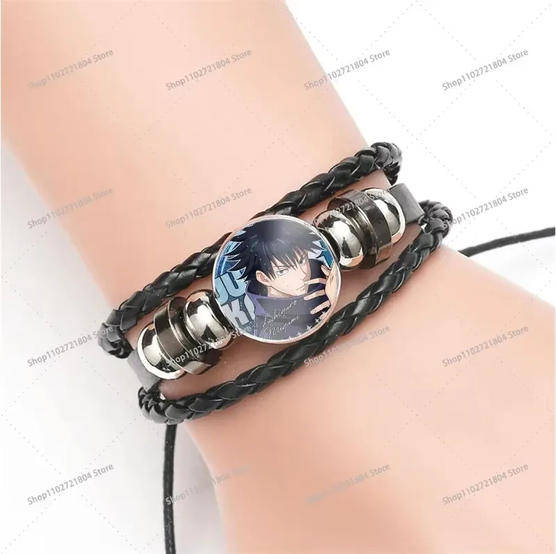 1/7pcs Jujutsu Kaisen Time Stone Bracelet for Men Women Anime Cartoon Fashion Bracelets Couple Exquisite Bracelet Birthday Gift